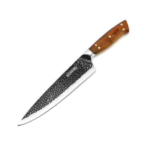 Cuchillo 8" Parrillero Curacaví con Funda Cuero Negra - Mall del Parrillero