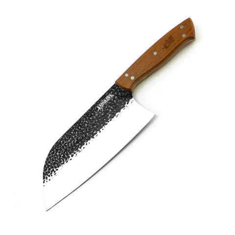 Machete 8" Panguipulli Black Con Funda De Cuero Negra