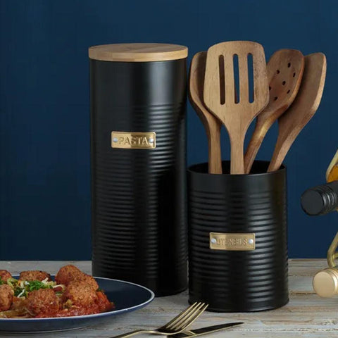 Contenedor para Pasta Negro 2 Litros