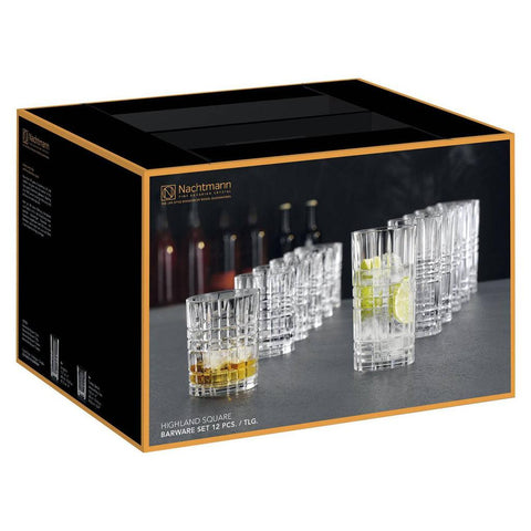 Set 12 Vasos Highland Square - Mall del Parrillero