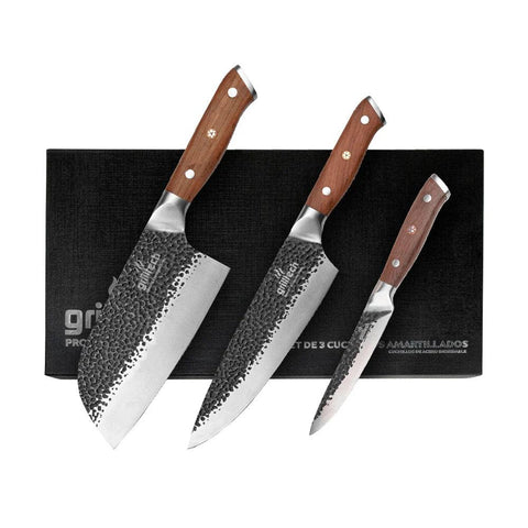 Set de 3 Cuchillos Herrero Parrillero
