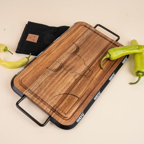Tabla Acacia Wayu 40 cm - Mall del Parrillero