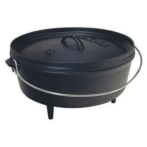 Olla Holandesa de Hierro Fundido Camping 5.7 Litros - Mall del Parrillero
