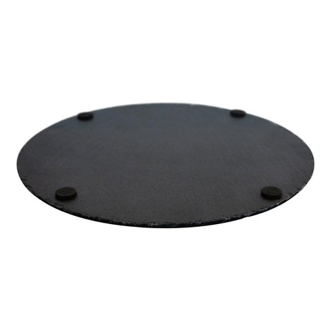 Plato Redondo Piedra Pizarra 25 Cm Wayu - Mall del Parrillero