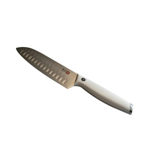 Cuchillo Santoku Blanco Tokai