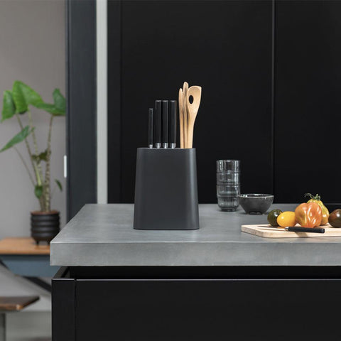 Soporte Bloque para cuchillos y utensilios Dark Grey - Mall del Parrillero