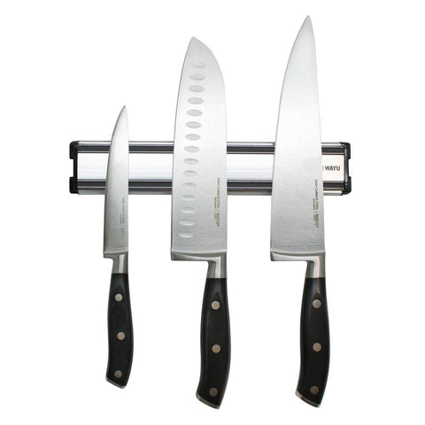 Set 3 Cuchillos con barra Magnética