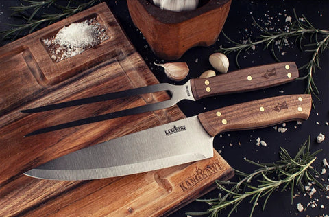 Set Parrillero Tenedor y Cuchillo