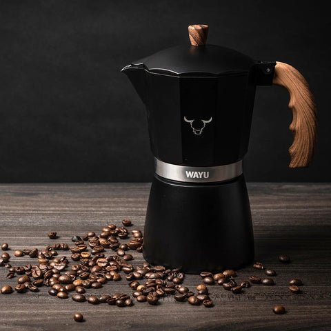 Cafetera Italiana Negra 450 ml - Mall del Parrillero