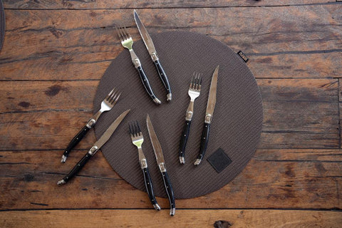 Set cubiertos Black 8 piezas