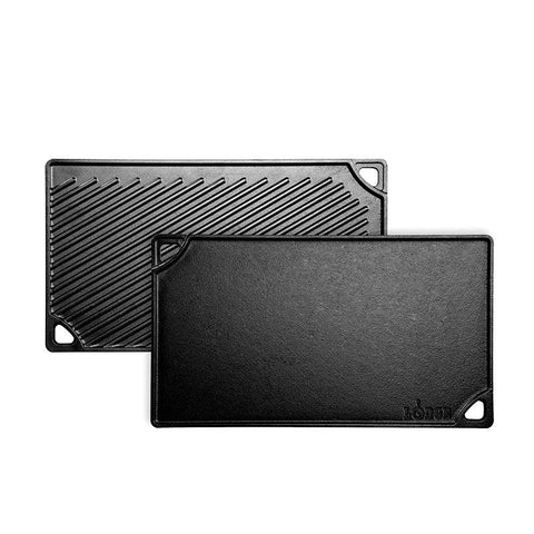 Parrilla/Plancha de Hierro Fundido Reversible Double Play - Mall del Parrillero