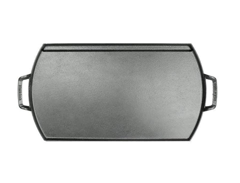 Plancha Hierro Fundido Doble Quemador Blacklock