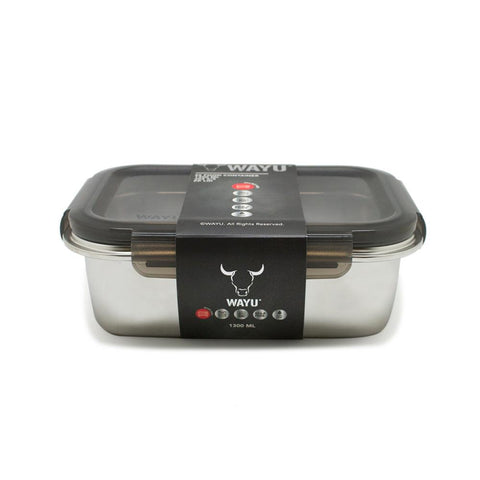 Contenedor hermético Acero Microsafe 1,3 L Wayu - Mall del Parrillero