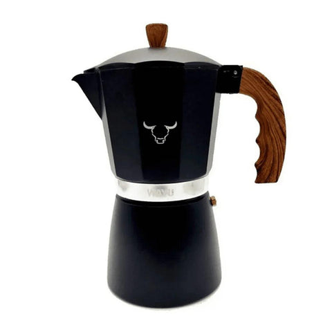 Cafetera Italiana Negra 450 ml - Mall del Parrillero