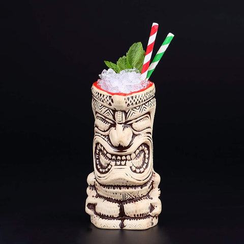 Vaso Tiki Ancestral Roja 420 ml