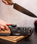 Afilador multifuncional parrillero y cocina