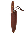 Cuchillo 8" Parrillero C/Funda De Cuero Café - Mall del Parrillero