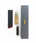 Cuchillo Martillado Feroz XL Acero Damasco completo