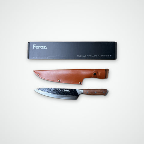 Cuchillo Parrillero 8" Iron Feroz + Funda