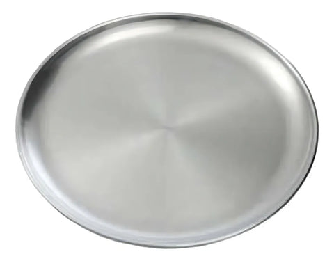 Plato de aluminio redondo plano