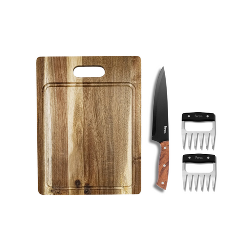 Set tabla, Cuchillo y Garras Parrilleras