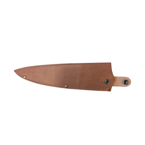 Funda de Cuero Cafe Cuchillo Black Parrillero