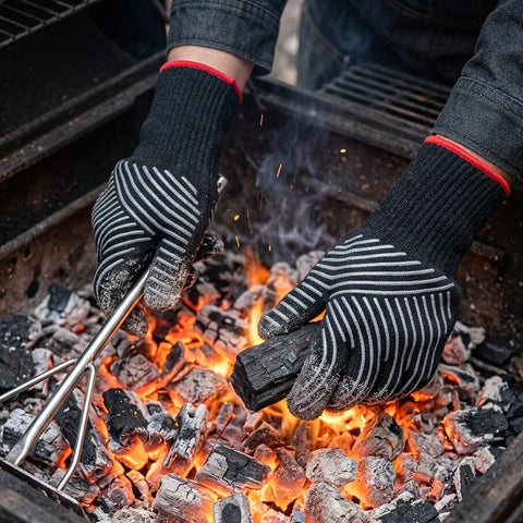 Par Guantes Parrillero Resistentes 500°