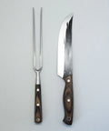 Set Parrillero Smoke Cuchillo y Pincho + Funda