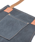 Pechera Parrillera Criolla Negra Ajustable detalle