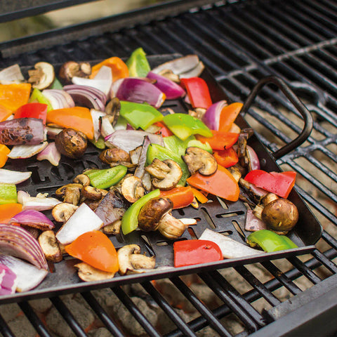 Sartén para Parrilla Acero Carbono Cuadrada 30 cm