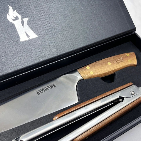 Set Parrillero Cuchillo Catemu + Tenaza 10" Edición Limitada Black