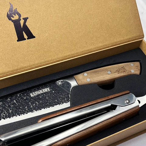 Set Parrillero Cuchillo Curacaví + Tenaza 10" Edición Limitada