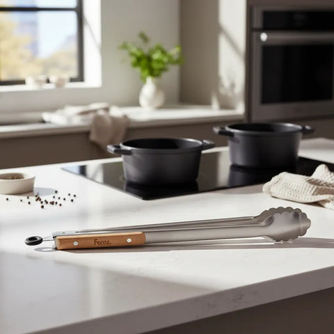 Tenazas para Parrilla Extra Largas Feroz