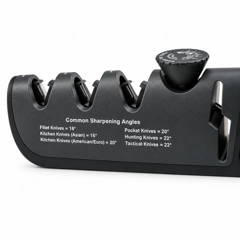Afilador manual de cuchillos Feroz con base antideslizante