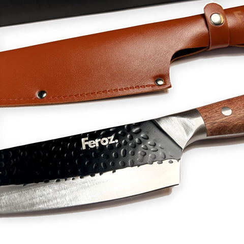Cuchillo Parrillero 8" Iron Feroz + Funda