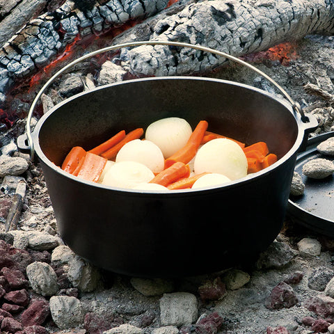 Olla Holandesa de Hierro Fundido Camping 7.6 Litros