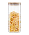Frasco hermético con tapa de bambú 1.3 litro