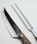 Set Parrillero Smoke Cuchillo y Pincho + Funda